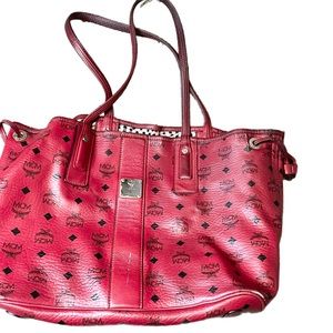 Red MCM Bag (Authentic)